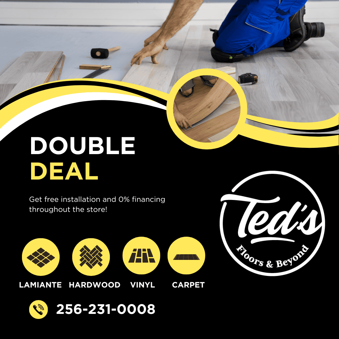 Brown and Yellow Modern Flooring & Tiling Instagram Post